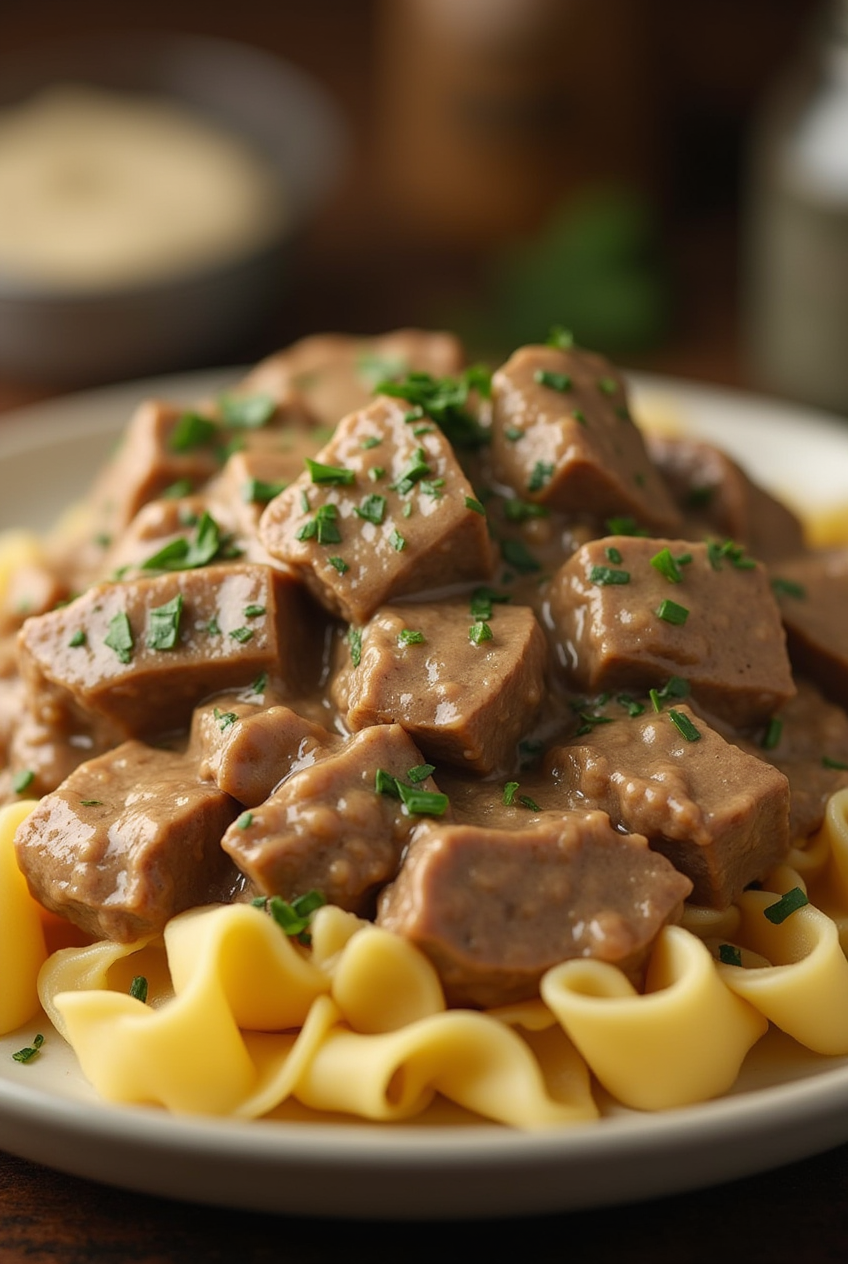 Beef Stroganoff