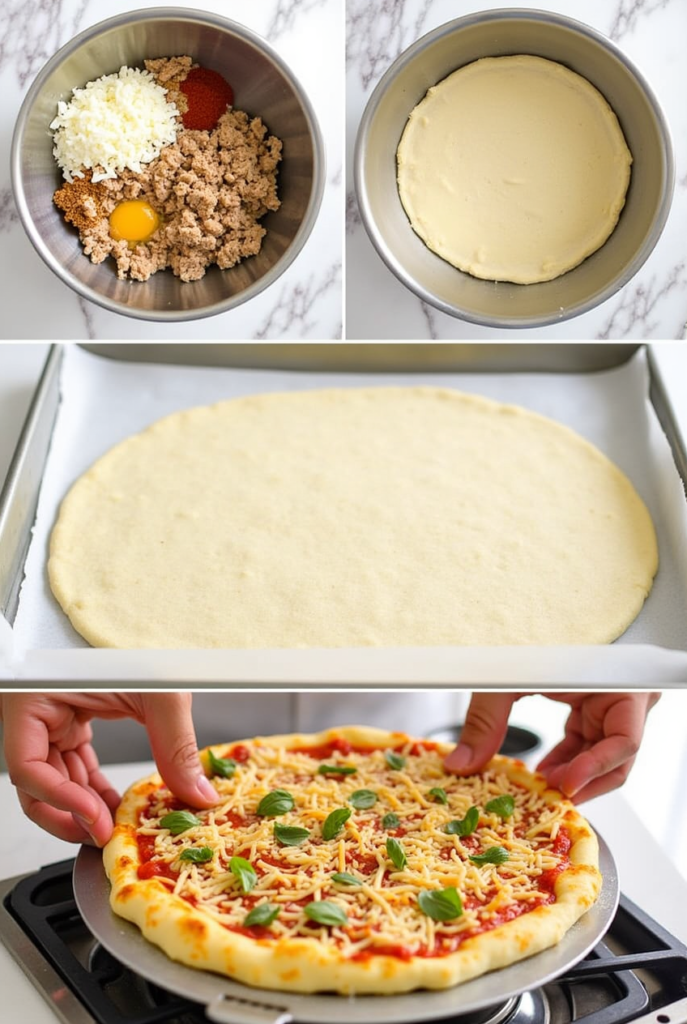 chicken pizza crust