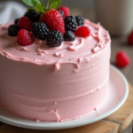 pink cake