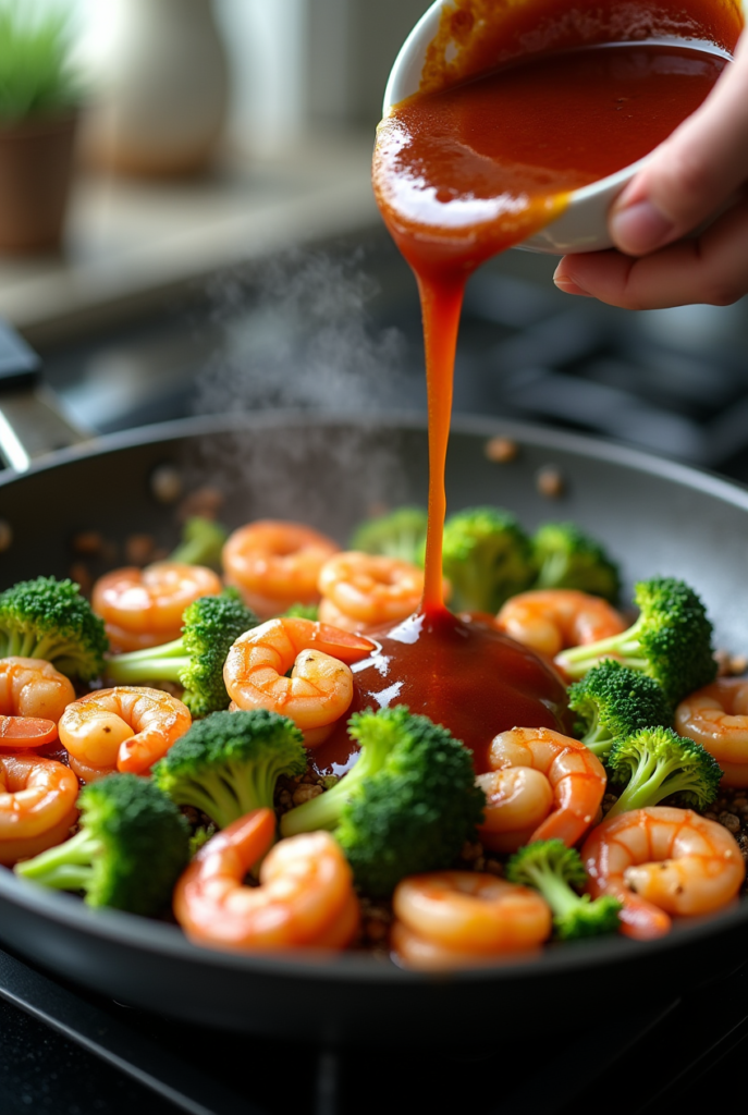 shrimp and broccoli