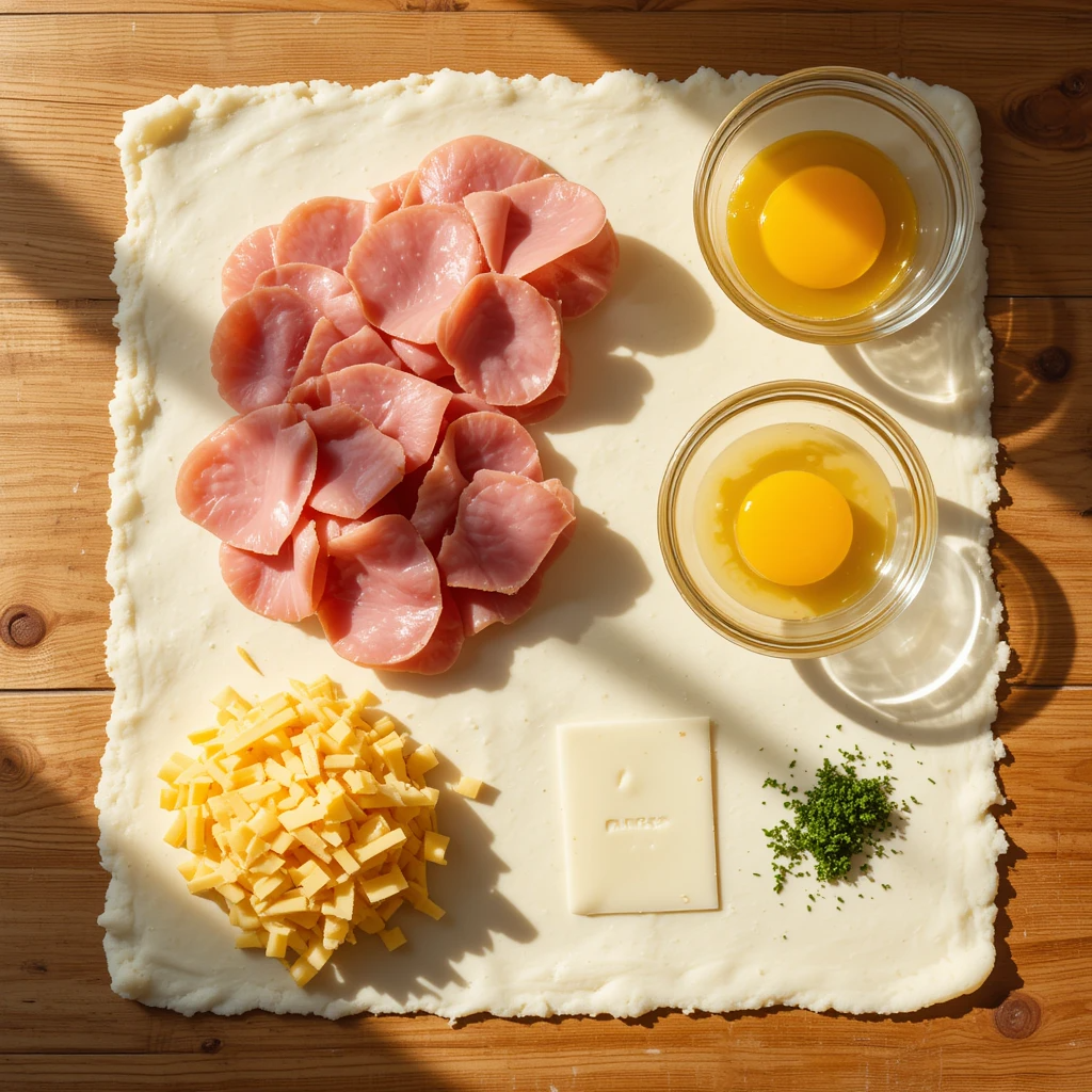 Ham and Cheese Hot Pockets