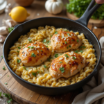 Chicken Thigh and Orzo
