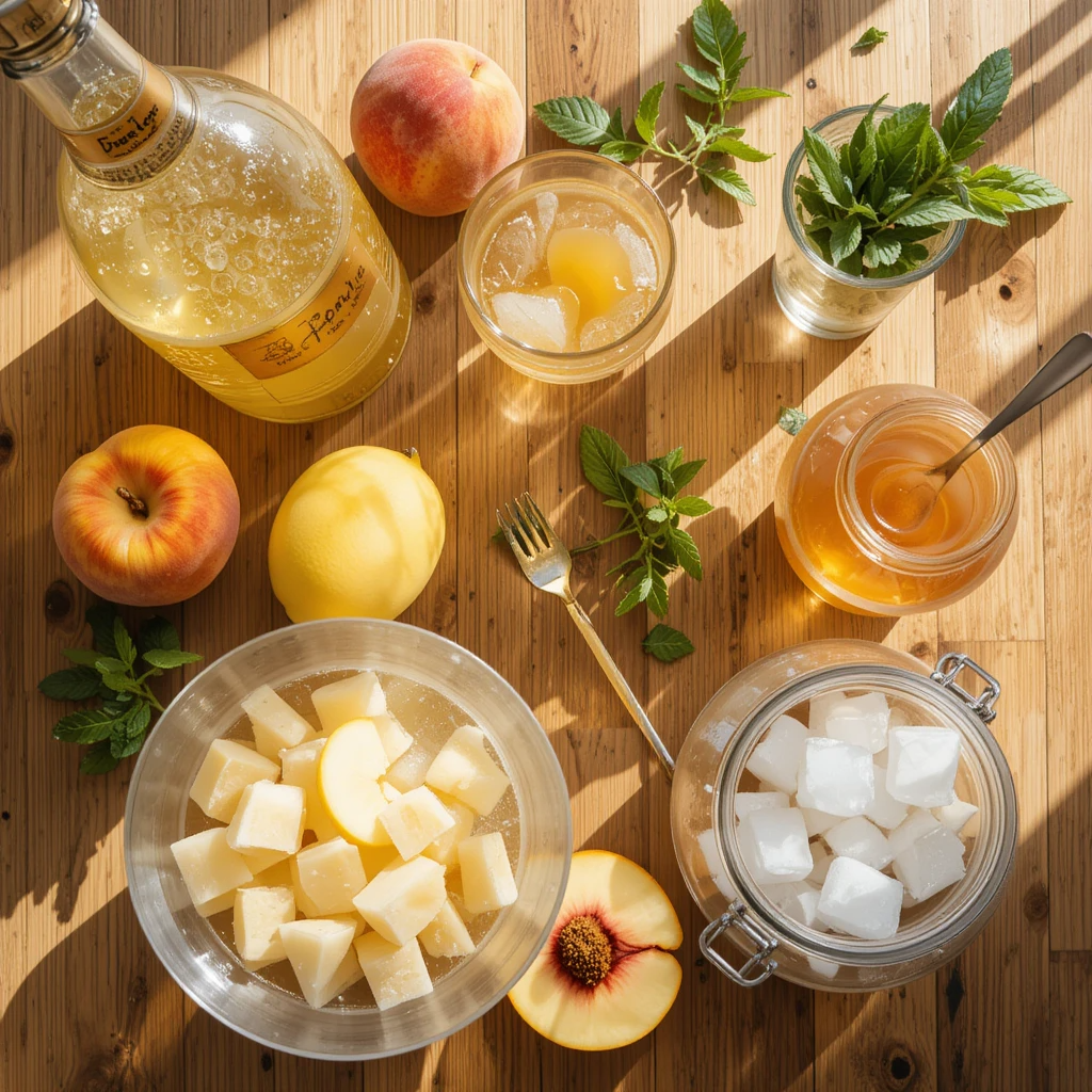 Frozen Peach Bellini