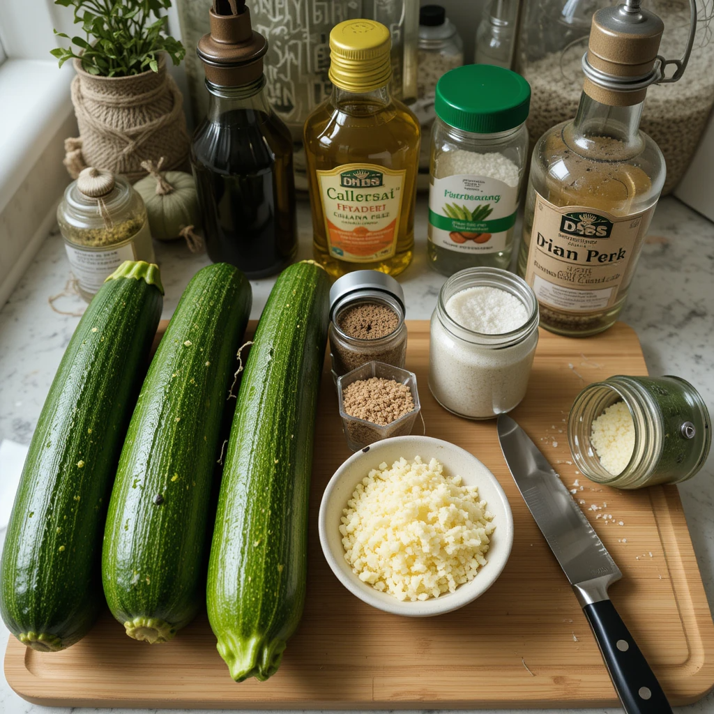 Grilled Parmesan Zucchini