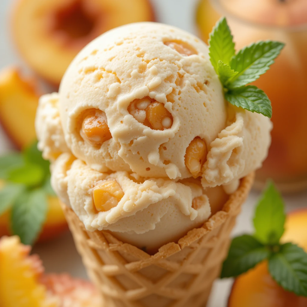 Peach Ice Cream