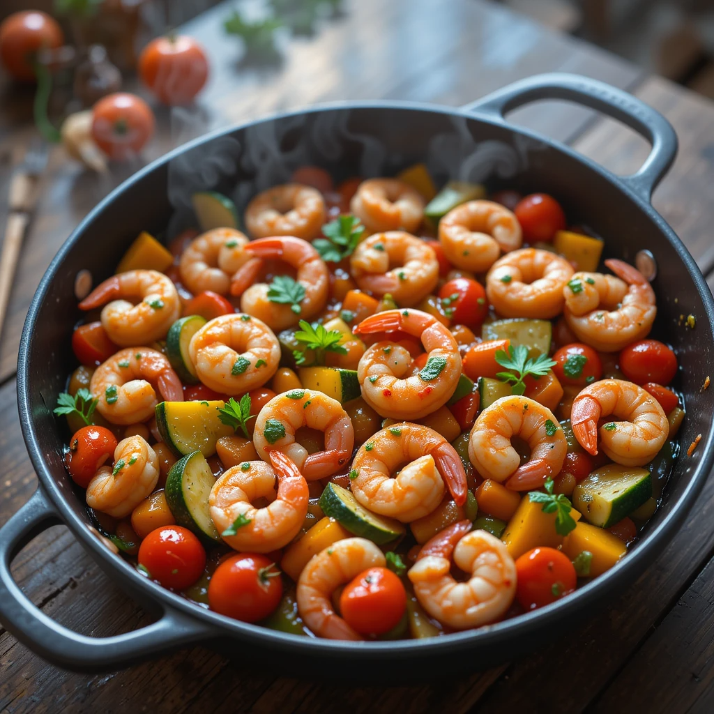 Shrimp and Vegetables
