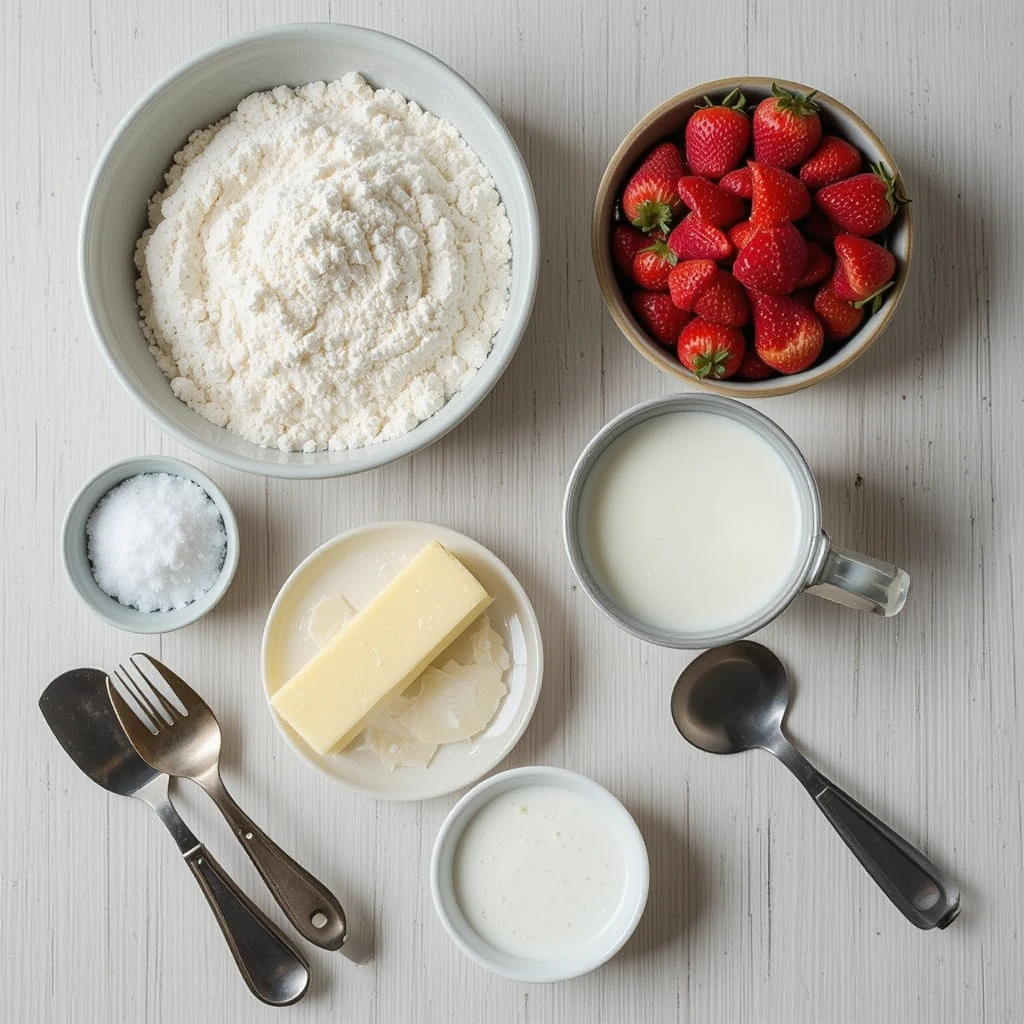 Strawberry Butter Swim Biscuits