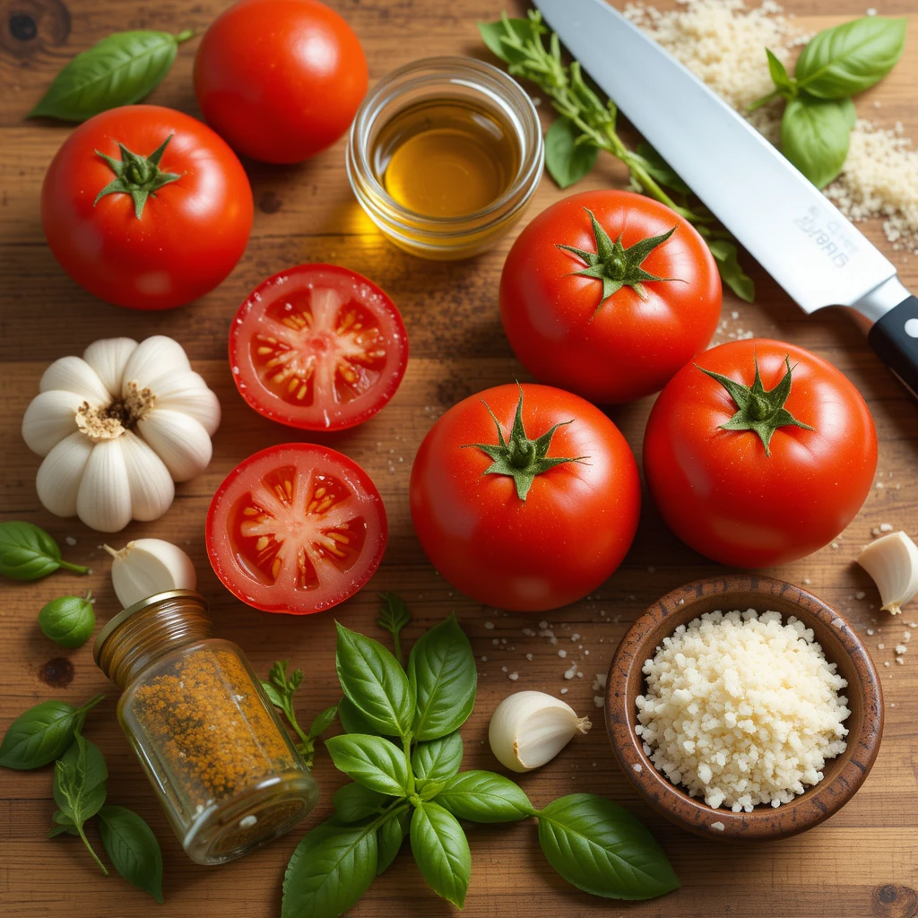 Baked Tomato Slices