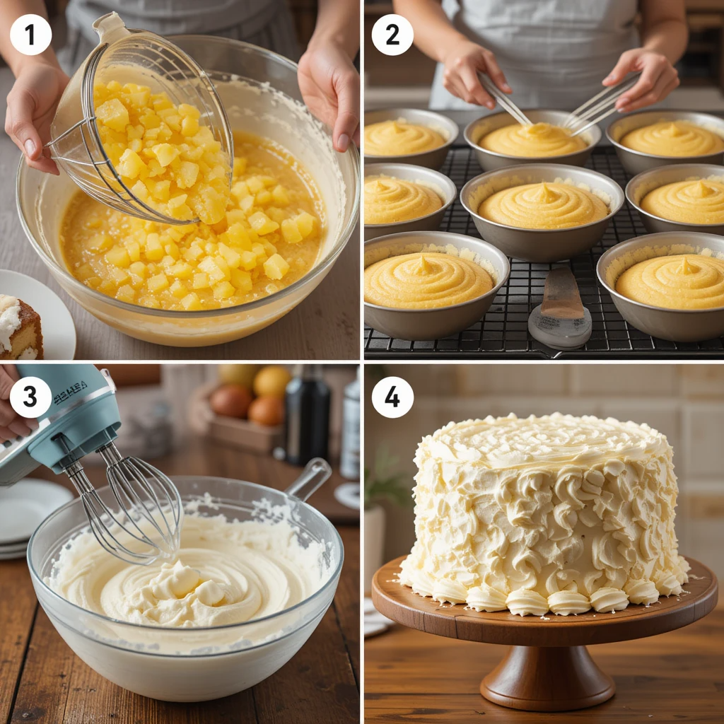 Pineapple Coconut Dream Cake