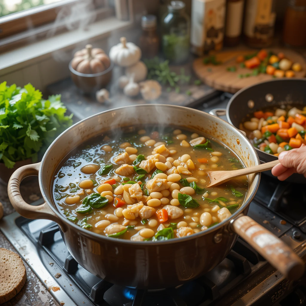 Tuscan Chicken Soup